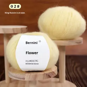 Hilo Acrílico Sudafricano de Lujo al por Mayor de Fábrica, Mezcla de Hilo Teñido a Mano para Tejer, Bola de Hilo Fino de Seda Suave para DIY - Product Image 6