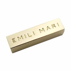 Tapón de metal con cordón estampado hecho a mano ecológico <span class=keywords><strong>para</strong></span> vestido - Product Image 2