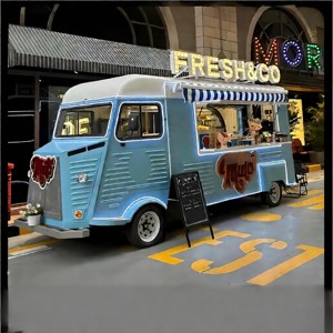 Unità Rimorchio Commerciale Personalizzata con Area Tavolo per Alimenti e Stazione Bevande Refrigerate, Ideale per Boardwalk di <span class=keywords><strong>Resort</strong></span> Costieri - Product Image 4