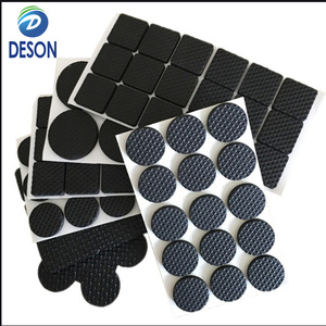 Garniture ronde en caoutchouc de silicone antidérapante et d'absorption des chocs Deson coussinet en caoutchouc de silicone avec adhésif - Product Image 5