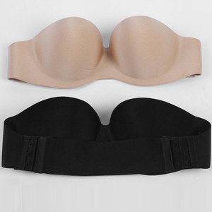 5x spalline trasparenti imbottite e senza cuciture da donna con 3 gancetti per reggiseno in Nylon nero e biancheria intima elastica accessori per reggiseno invisibili