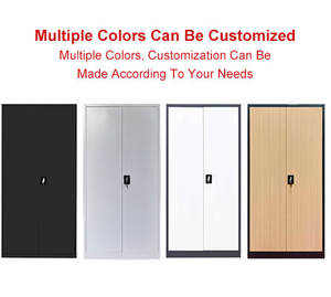 Casier en acier avec 2 portes doubles, armoire de rangement en fer, casier métallique pour vêtements et chaussures - Product Image 4