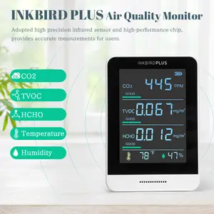 Digital Indoor Air Quality Sensors Carbon Dioxide CO2 Detector Industrial Meter Gas Detector Temperature And Humidity Sensor