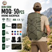Sac à dos de randonnée robuste 25L, compact et fonctionnel, avec système de dos suspendu