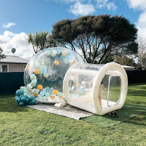 Globe en PVC personnalisé pour fête d'anniversaire de mariage, tentes de fête gonflables transparentes à tunnel unique transparent pour extérieur, tente de jardin, maison <span class=keywords><strong>bulle</strong></span> - Product Image 4