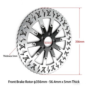 Disque de frein avant 14 pouces pour Harley Softail M8, compatible Street Bob, Low Rider ST, Fat Boy – Vente directe usine, en stock - Product Image 3