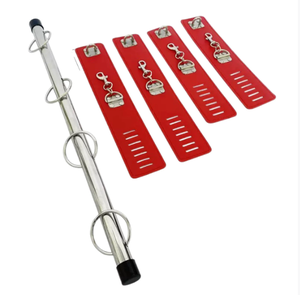 ท่อเหล็กแบบปรับได้กุญแจมือสำหรับมือและขาที่ถอดออกได้ของเล่นทางเพศซนเกมทาสเซ็กซี่คู่รักใหม่ล่าสุด - Product Image 6