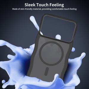 Custodia Magnetica Opaca con Cornice Ondulata <span class=keywords><strong>per</strong></span> iPhone 17 Air 16 <span class=keywords><strong>13</strong></span> 15 14 12 Pro Max 14 Plus, <span class=keywords><strong>Cover</strong></span> in Silicone <span class=keywords><strong>per</strong></span> <span class=keywords><strong>Samsung</strong></span> S26 Edge S26 + - Product Image 5