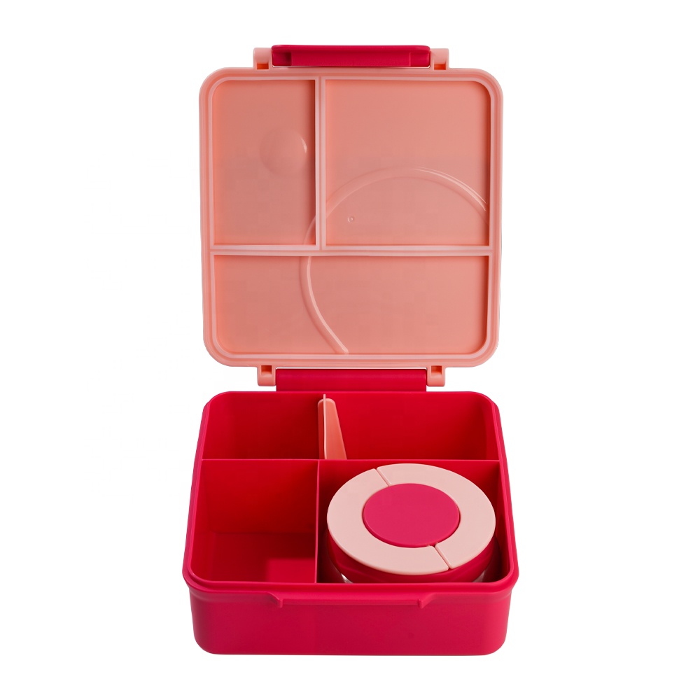 Rosa-con barattolo thermos