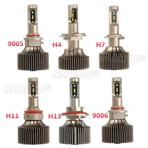 ไนท์อาย 2 ชิ้น หลอดไฟ LED H3 H7 H11 9005 9006 9000LM 60W 6000K สำหรับรถยนต์ ไฟหน้า LED หลอดไฟตัดหมอก - Product Image 4