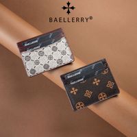 Dompet Kartu Baellerry Retro Mewah Tipis, Dompet Kartu Kecil Grosir