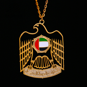 Badge de revers <span class=keywords><strong>personnalisé</strong></span> OEM en métal émaillé, double drapeau national croisé de deux pays, marque-page en métal coloré, placage doré creux - Product Image 6