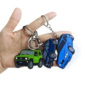 <b>Custom</b> 2D 3D Soft Rubber Keychain UV Printed Personalized <b>Key</b> Holder Eco-Friendly Durable <b>Custom</b> Logo Keyring Promotiol Souvenir - Product Image 1
