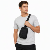 Tas Selempang Kecil Berkualitas Tinggi Kapasitas Besar untuk Penggunaan Sehari-hari Unisex Outdoor