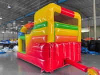 Château gonflable commercial combiné avec toboggan pour enfants - 5 passagers 5x3x4m Matériel PVC Certifié CE