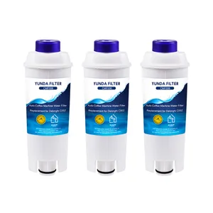 NSF42 certified pack of 3 DLS C002 home coffee machine clean white water filter compatible for 5513292811 DLS C002 CFL-950 SER3