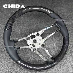 Marco de Volante <span class=keywords><strong>Clásico</strong></span> de Fibra de Carbono Compatible con Porsches 911 997 991.1/2 Panamera Cayenne Macan 718 Cayman Taycan 918 911 - Product Image 3