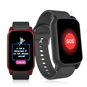 VS5 chăm sóc sức khỏe an toàn với <span class=keywords><strong>GPS</strong></span>, vị trí Wifi, SOS khẩn cấp một cú nhấp chuột theo dõi sức khỏe với phát hiện ngã Đồng hồ thông minh người cao tuổi - Product Image 2