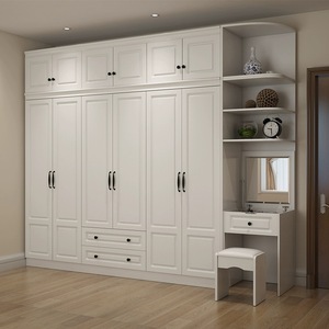 Armoire modulaire Shanyuejia sur mesure à 2, 4 ou 6 portes avec coiffeuse pour chambre à coucher et usage domestique - Product Image 1