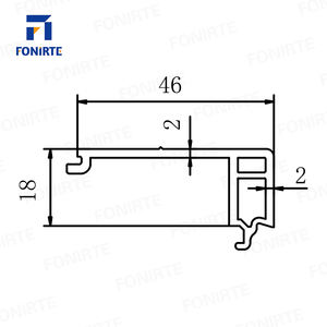 ชุดบานพับ60มม. ทำจากพลาสติกปรับขนาดได้ตามต้องการ - Product Image 4