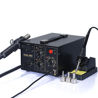 Station de soudage 2 en 1 YIHUA 852 professionnelle avec pompe à diaphragme et pistolet à air chaud