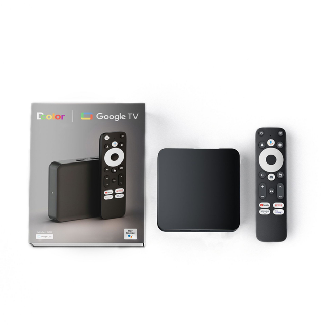 GD2 Certified for Android 12 Quad Core 4K Set-Top Box 2GB+32GB with Amlogic S905Y4