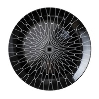 Assiette creuse ronde en porcelaine écologique de style occidental créatif, pour usage commercial et domestique, design moderne et minimaliste