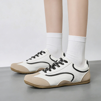 Vente en gros directe d'usine, baskets décontractées rétro pour femmes, baskets unisexes antidérapantes en cuir microfibre, design classique GAT