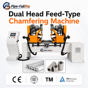 Máquina Biseladora Automática de Doble Cabezal para Biselado Simultáneo de Varillas Sólidas en la Producción de Cilindros Hidráulicos - Product Image 1