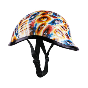 Caschi per moto da fabbrica all'ingrosso mezza faccia per uomini e donne bici classica strada caschi da moto a faccia aperta - Product Image 3