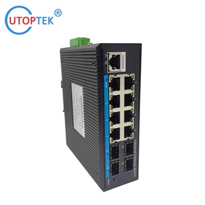 12-Port Full Gigabit quản lý dự phòng công nghiệp Ethernet Switch 8 + 4sfp Din Rail Chất lượng cao - Product Image 5