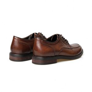 Mocassins Oxford carrés pour hommes de haute qualité en cuir véritable, à lacets, antidérapants, respirants et légers - Product Image 3