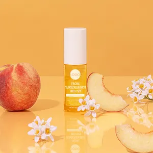 Vegan Friendly Sun Protection Prevents Sunburn Orange Antioxidant Face Mist Clear Fresh Invisible Facial Sunscreen Mist With Spf