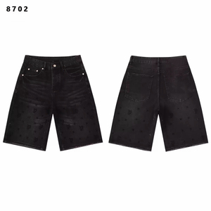 Floralcharm Trade Wholesale Retro Distressed High Street Denim de haute qualité Offres Spéciales Jeans Shorts - Product Image 5