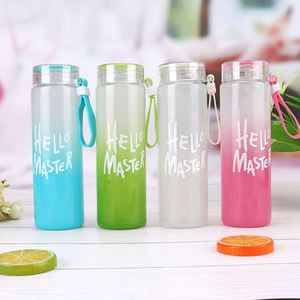 Offre Spéciale 400ml Voyage Verre Bouteille D'eau Citron Tasse De Luxe Haute Qualité Sport Sipmle Creative Boisson Gym Bouteille D'eau - Product Image 2