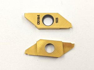 Plaquette de rainurage et de coupe PVD <span class=keywords><strong>MACR</strong></span> 3 150 R 1025 pour tournage CNC suisse, acier inoxydable, usinage général - Product Image 2
