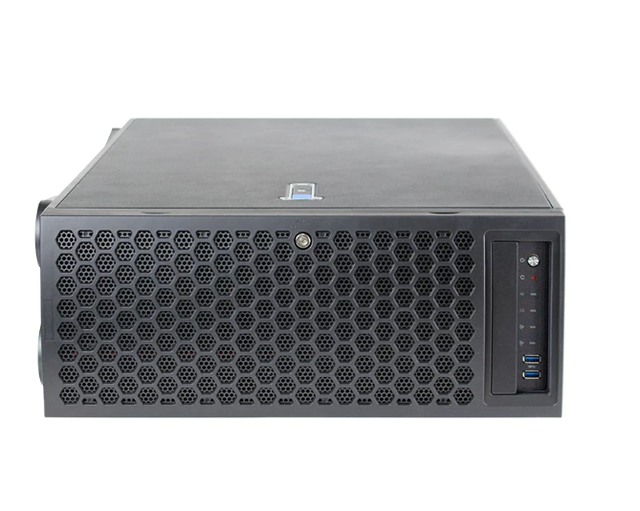 4U Rack Server Chassis with Hot-Swappable Drives ATX Dual CRPS PSU & Fans
