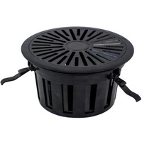 Diffuseur de déplacement d'air rond en ABS pour conduits de climatisation CVC