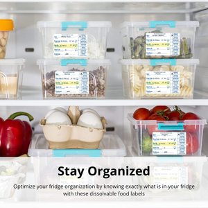 Dissolvable <strong>Label</strong> Stickers Water <strong>Labels</strong> for Food Rotation Prep Roll Write Dissolvable <strong>Labels</strong> <strong>Kitchen</strong> Helper - Product Image 2