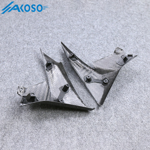 Sccy 3k Accessoires Moto en Fibre de Carbone Sec Carénage Latéral Cache Radiateur pour Z900 2020-2024 <span class=keywords><strong>2023</strong></span> - Product Image 6