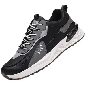 2025 Summer New Mens Shoes Trendy All-match Casual <b>Sneaker</b> Leather Mesh Same Style - Product Image 5