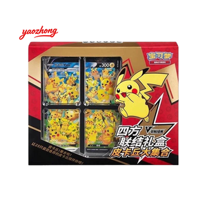 PTCG Pokemoned Scarlet et Purple Cartes de collection limitées Pikachuuu connecté à quatre voies Vente chaude Pokemoned Sacs Cadeaux - Product Image 1