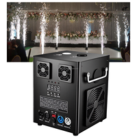 Décorations DJ de mariage, machine à fontaine à feux froids en métal 600W avec télécommande DMX512 pour club disco