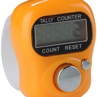 Vente en gros numérique électronique main Tally compteur en plastique doigt Tasbih pour prier les musulmans nouvel an fête faveur avec écran LCD