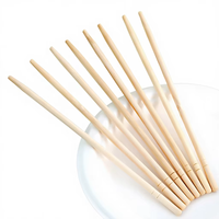 Baguettes en bambou rondes emballées individuellement, fabrication sur mesure, vente en gros, prix bas