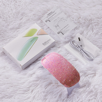 6W Bling UV LED lampe sèche-ongles Portable USB câble lampe à ongles pour Gel vernis durcissement Mini lampe à ongles