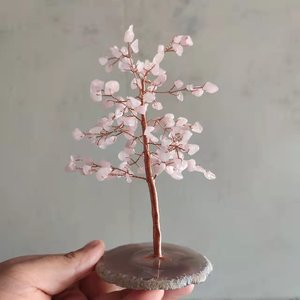 <b>Crystal</b> <b>Chip</b> Money Tree Desk Ornament Feng Shui Office Decor Single Piece Irregular Shape East China Sea Origin - Product Image 4