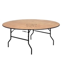 Sunzo – meuble de Restaurant de mariage, Table ronde pliante pour Banquet, vente en gros