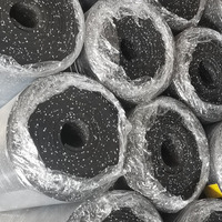 Großhandel Anti-Rutsch-haltbare Gummi Gym Bodenbelag Rollen Matte für Fitness Garage Gym Bodenbelag mit EPDM Flecks
