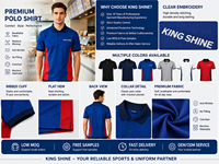 Polos décontractés pour hommes les plus vendus – Prix usine – Tissu tricoté à motif uni 100 % coton 180g – Polo uniforme respirant